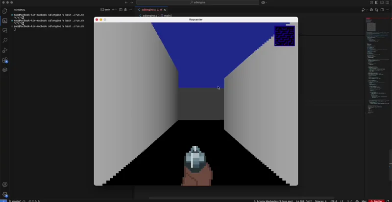 raycaster game engine demo